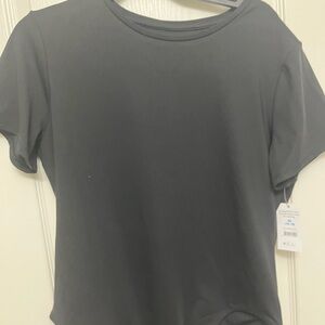 Time and Tru Charcoal Short Sleeve bodysuit XL